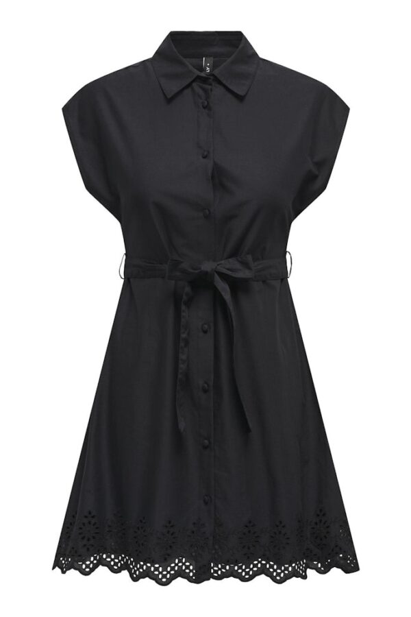 Vestido corto sin mangas