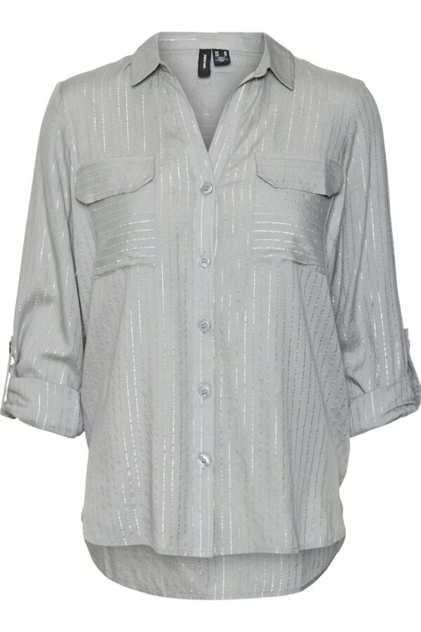 Camisa mangas dobladas