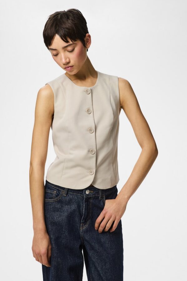 Chaleco cierre botones