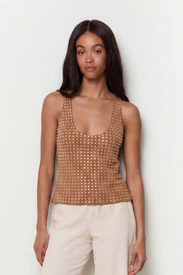 Top Halter tachuelas