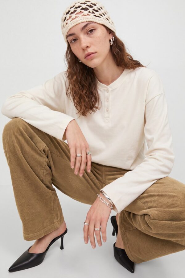Pantalón corte barril