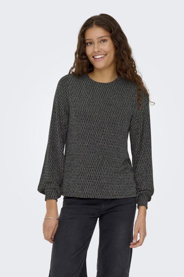 Blusa cuello redondo