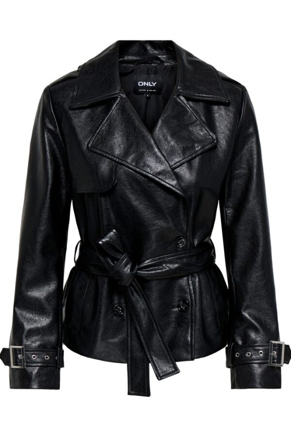 Chaqueta cuero sintético